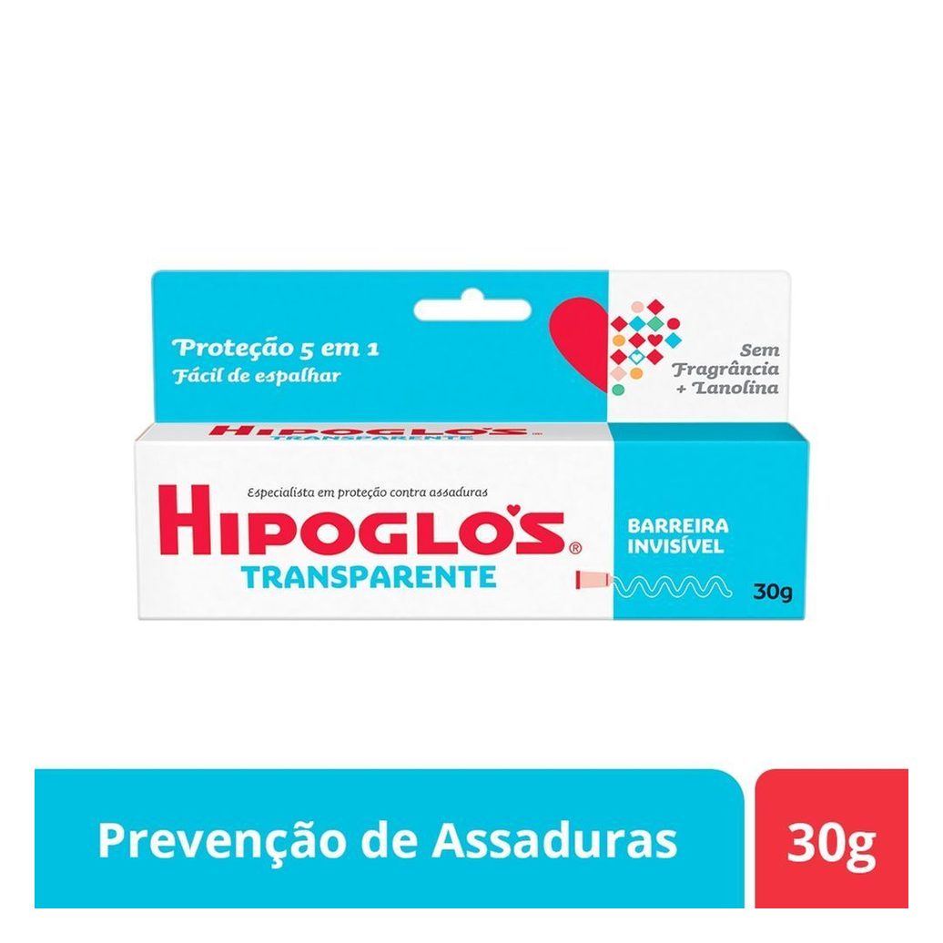Creme Preventivo De Assaduras Hipoglós Transparente 30G