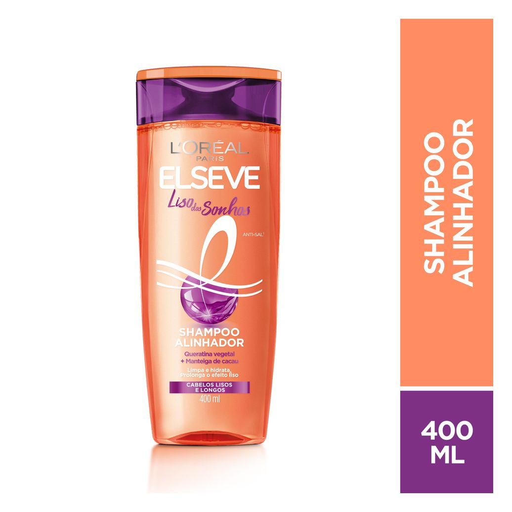 Shampoo Elseve Liso dos Sonhos Alinhador 400ml