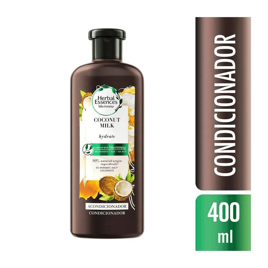 Condicionador Herbal Essences Bio Renew Hidratação Coconut Milk 400ml