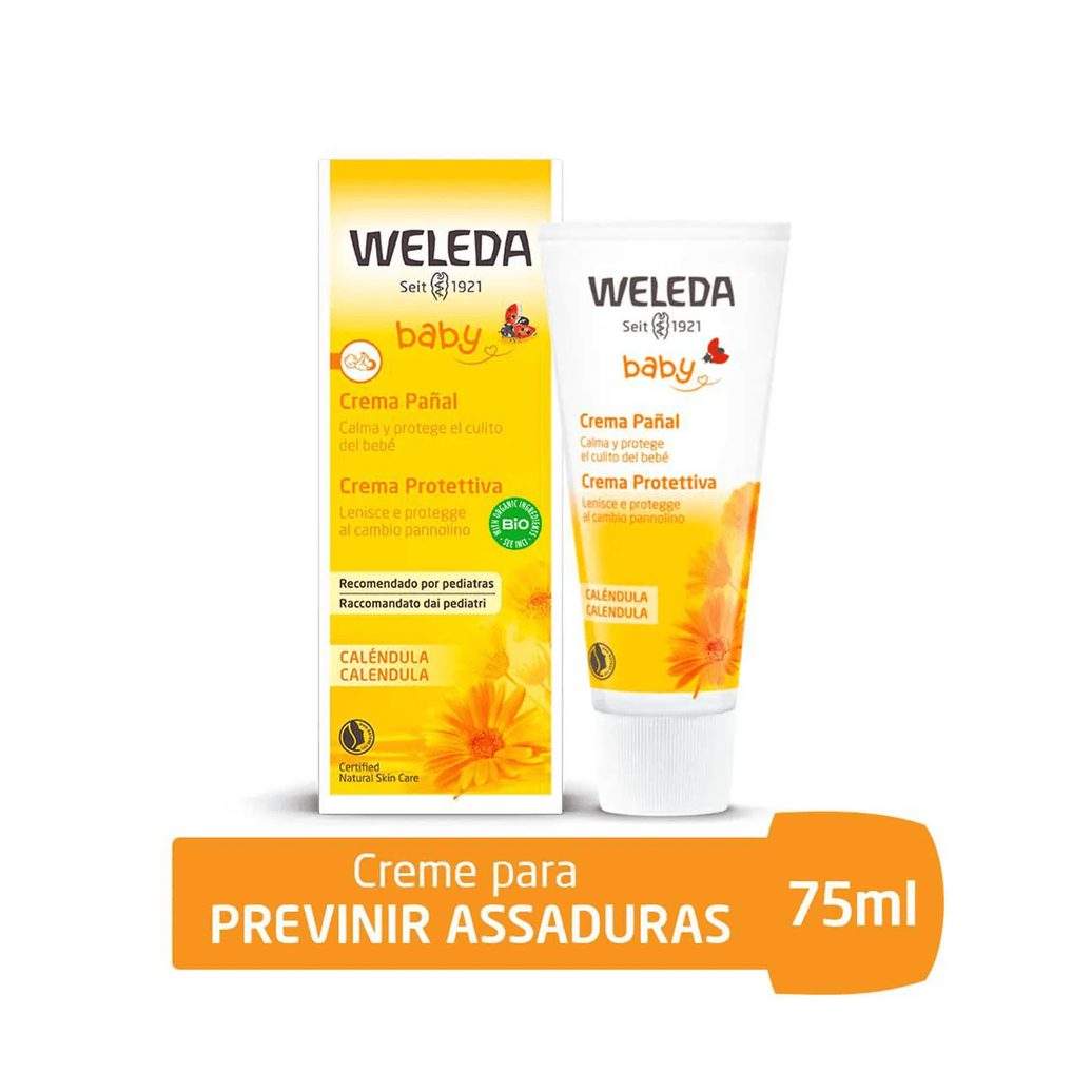 Pomada para Assadura Weleda Baby Calêndula Recém-Nascido 75ml
