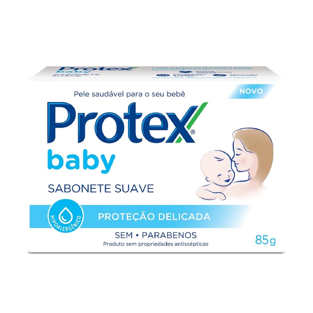 Sabonete Em Barra Para Bebê Protex Baby Delicate Care 85g