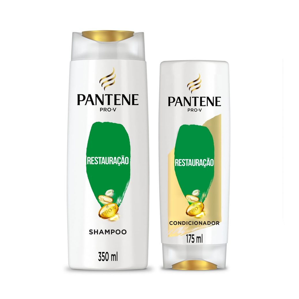 Kit Shampoo Pantene Pro-V Restauração 350ml 1 Uni + Condicionador Pantene Pro-V Restauração 175ml 1 Uni