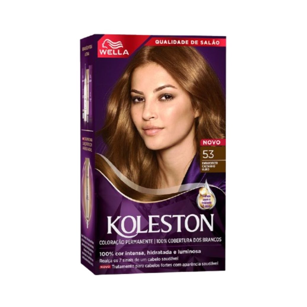 Tinta Koleston Noites Iluminadas Castanho Ouro 53 Coleção Por Ivete Sangalo