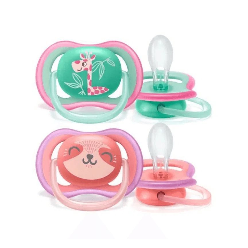 Chupeta Philips Avent Ultra Air +18 meses Silicone Rosa 2 Unidades