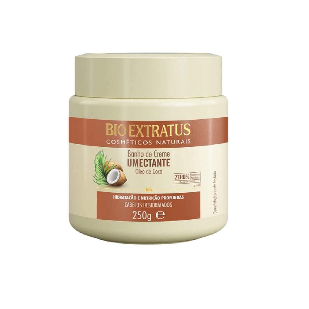 Máscara Capilar Bio Extratus Óleo de Coco Umectante 250g