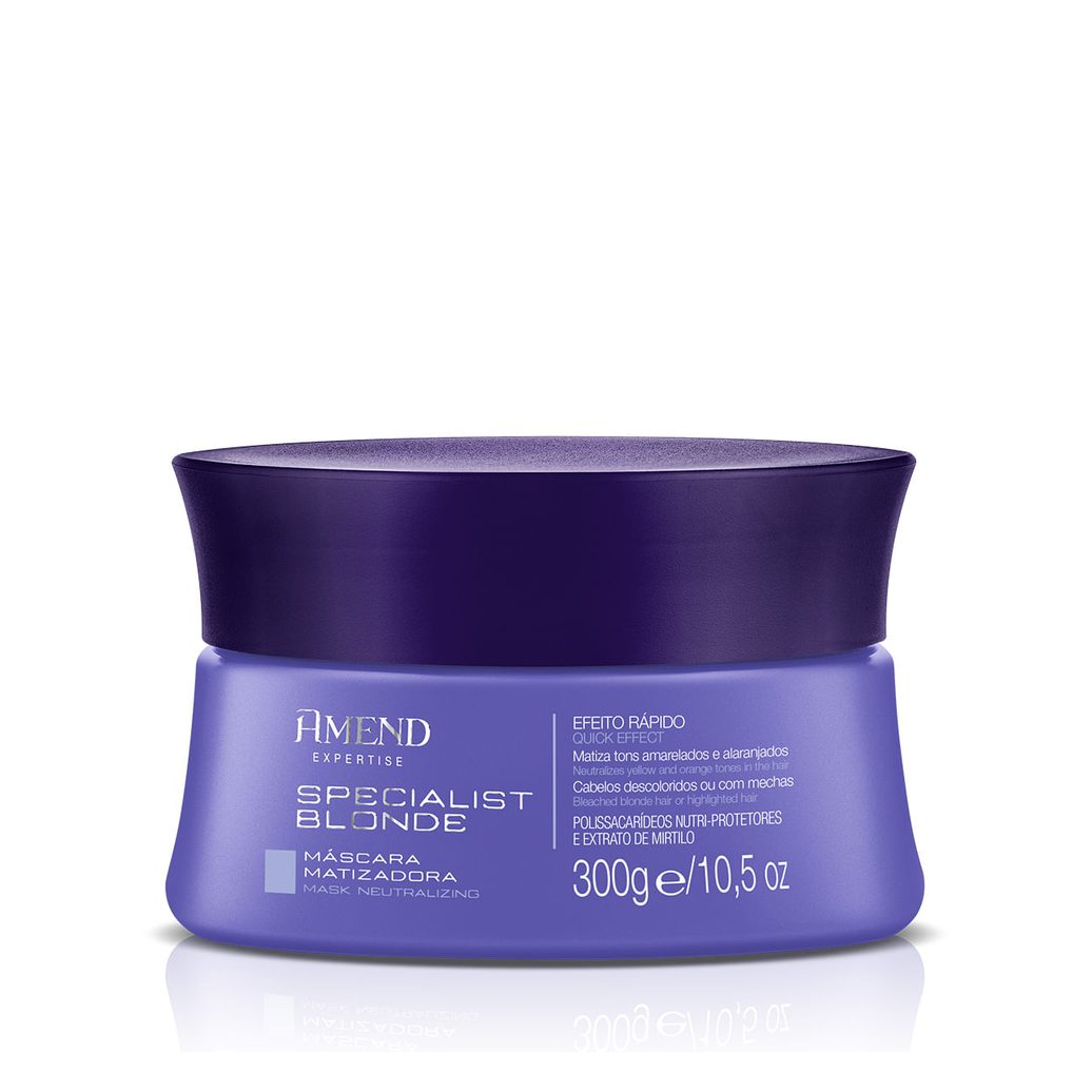 Máscara Capilar Amend Specialist Blonde Matizador 300g