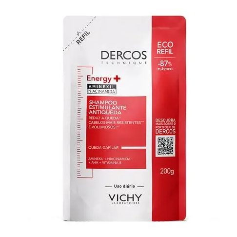 Shampoo Vichy Dercos Antiqueda Energizante Refil 200ml
