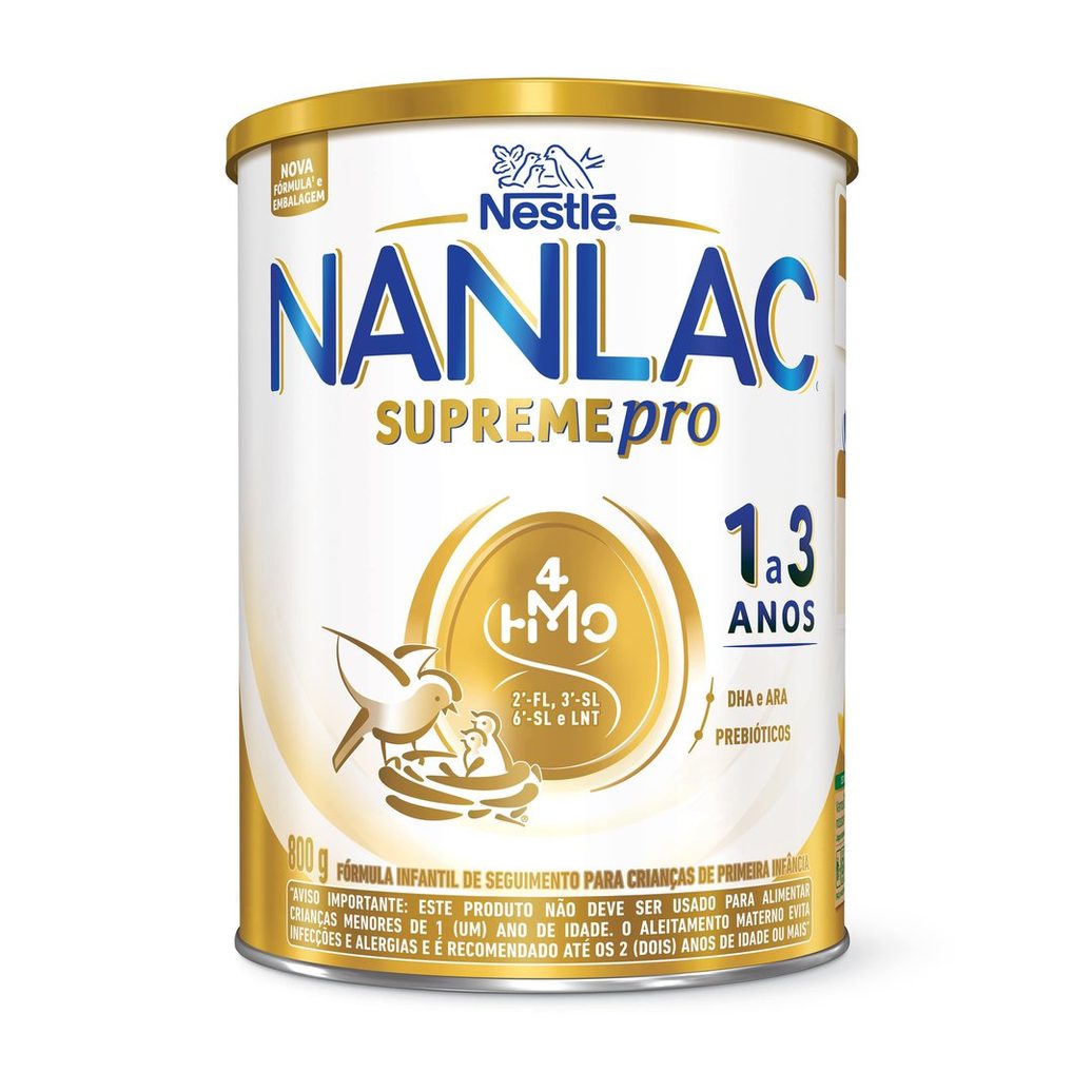 Fórmula Infantil Nanlac Supreme Pro de 1 a 3 anos 800g