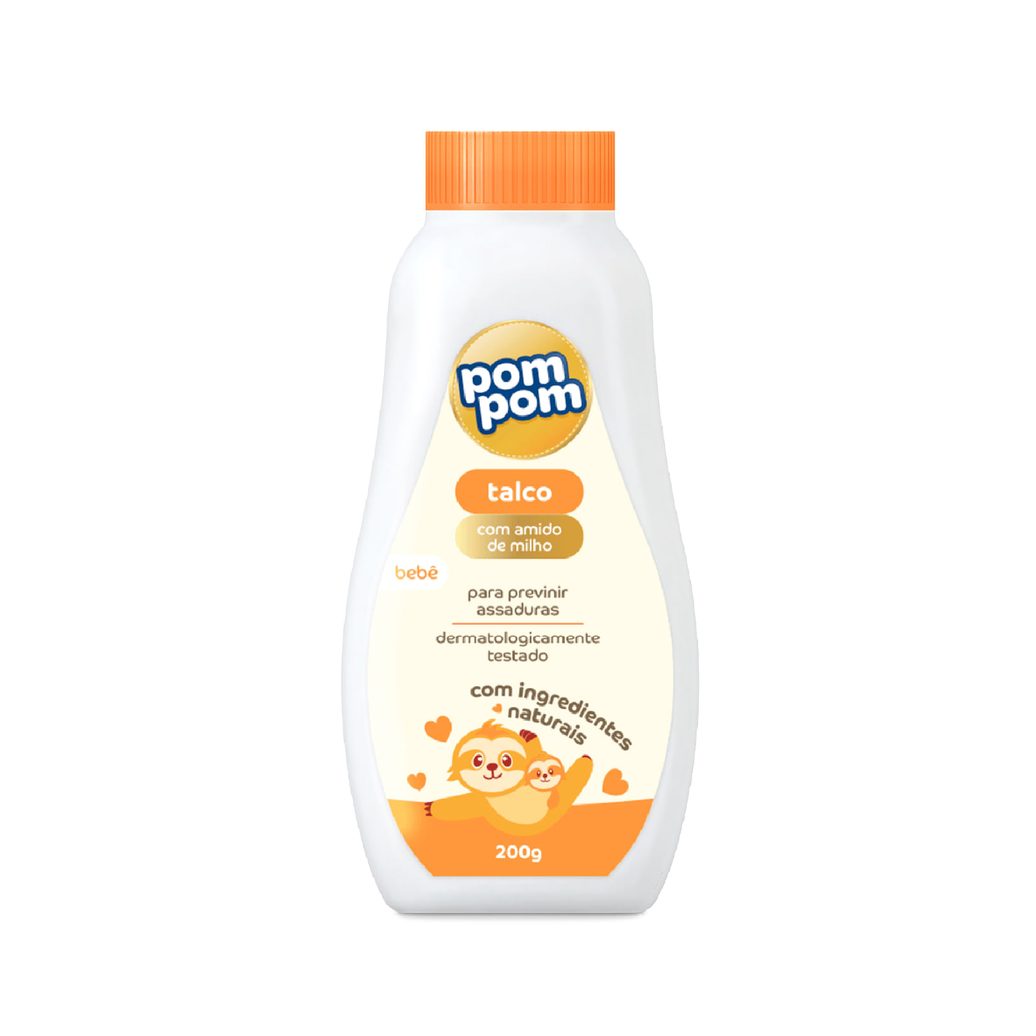 Talco Infantil Pom Pom 200g