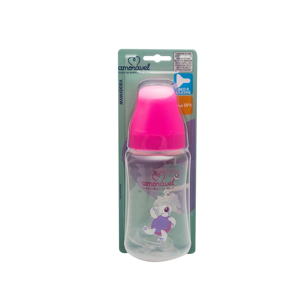 Mamadeira Amorável Big Zoo Silicone Feminina 330ml