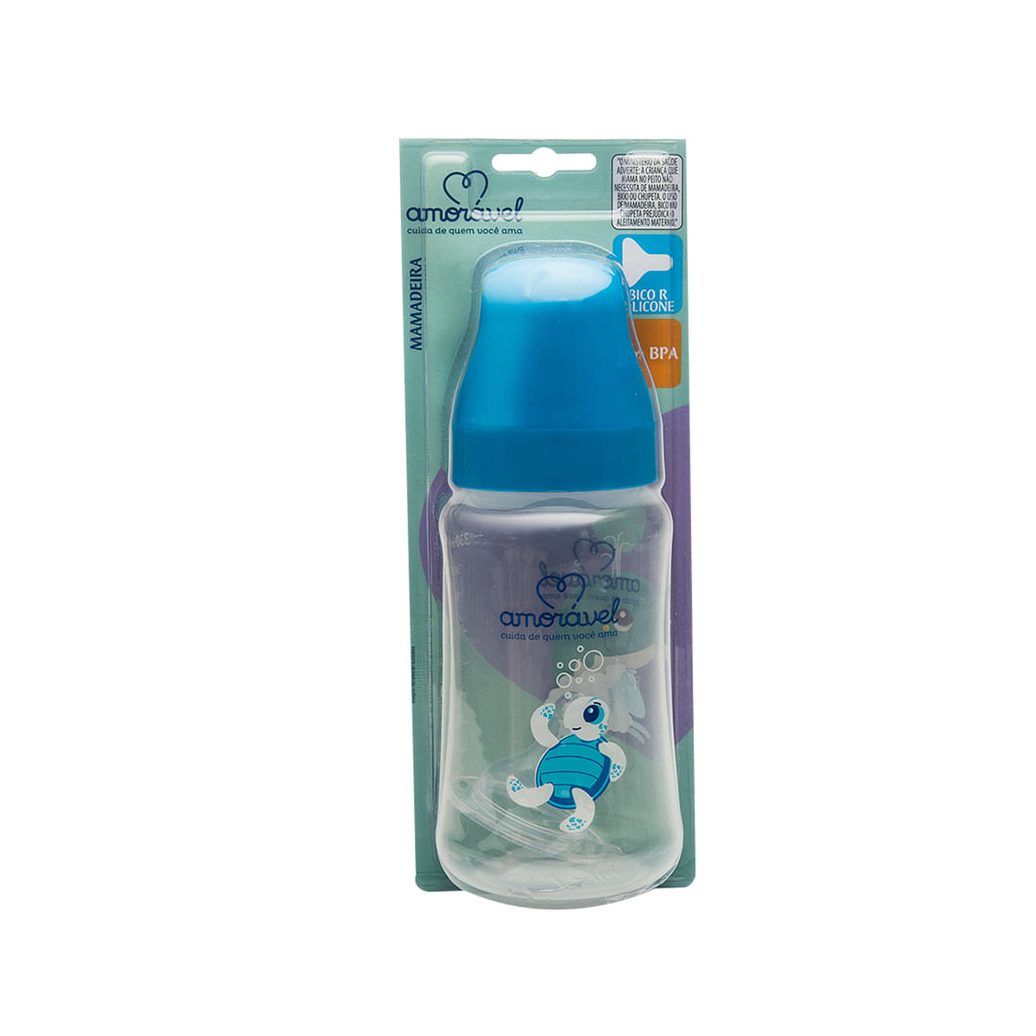 Mamadeira Amorável Big Zoo Silicone Masculina 330ml