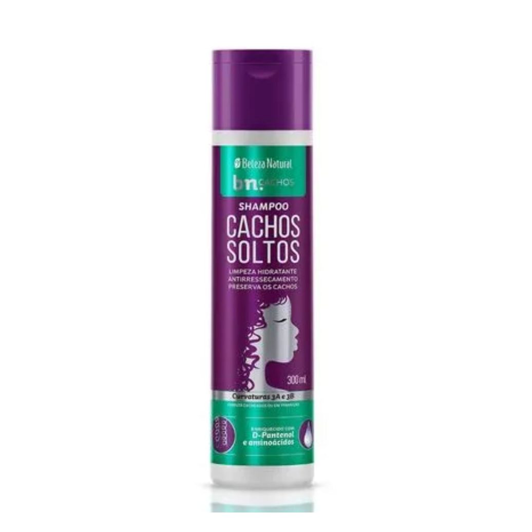Shampoo Beleza Natural Cachos Soltos 300ml