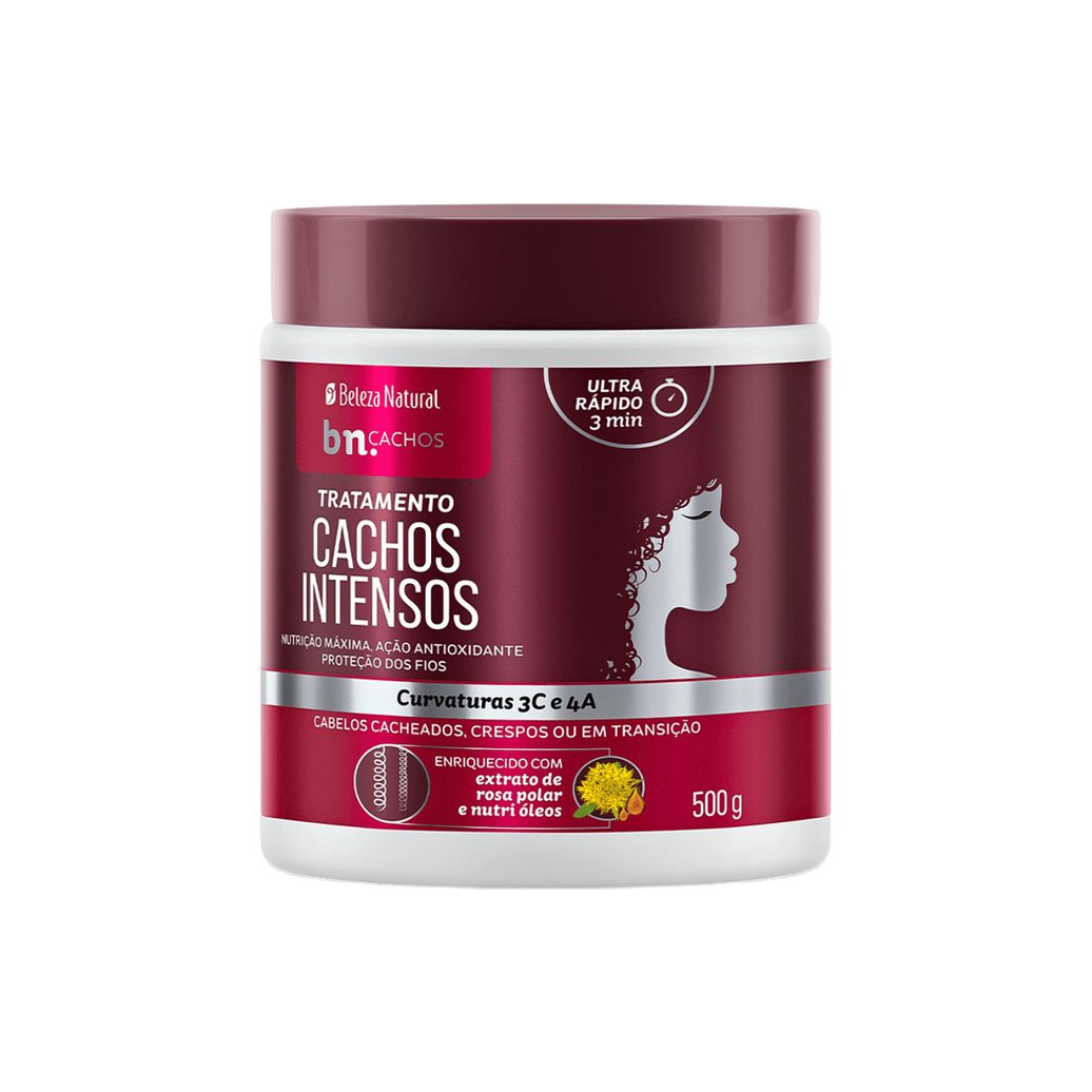 Creme De Tratamento Beleza Natural Cachos Intensos 500g