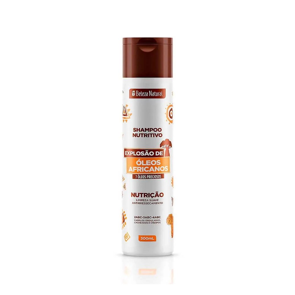 Shampoo Beleza Natural Explosão de Óleos Africanos 300ml