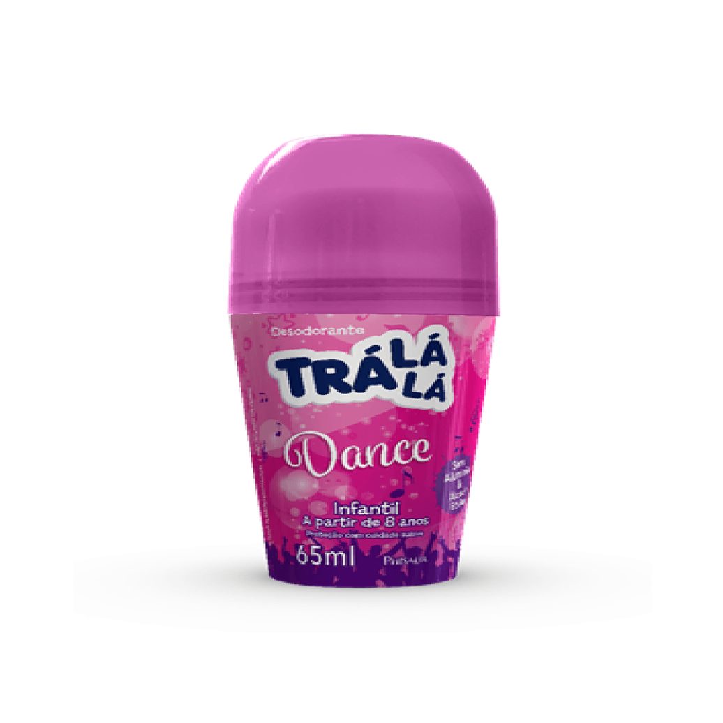 Desodorante Infantil Trá Lá Lá Dance +8 anos Roll-On 65ml