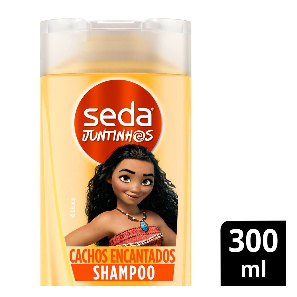 Shampoo Infantil Seda Juntinhos Moana Cachos Encantados +3 anos 300ml