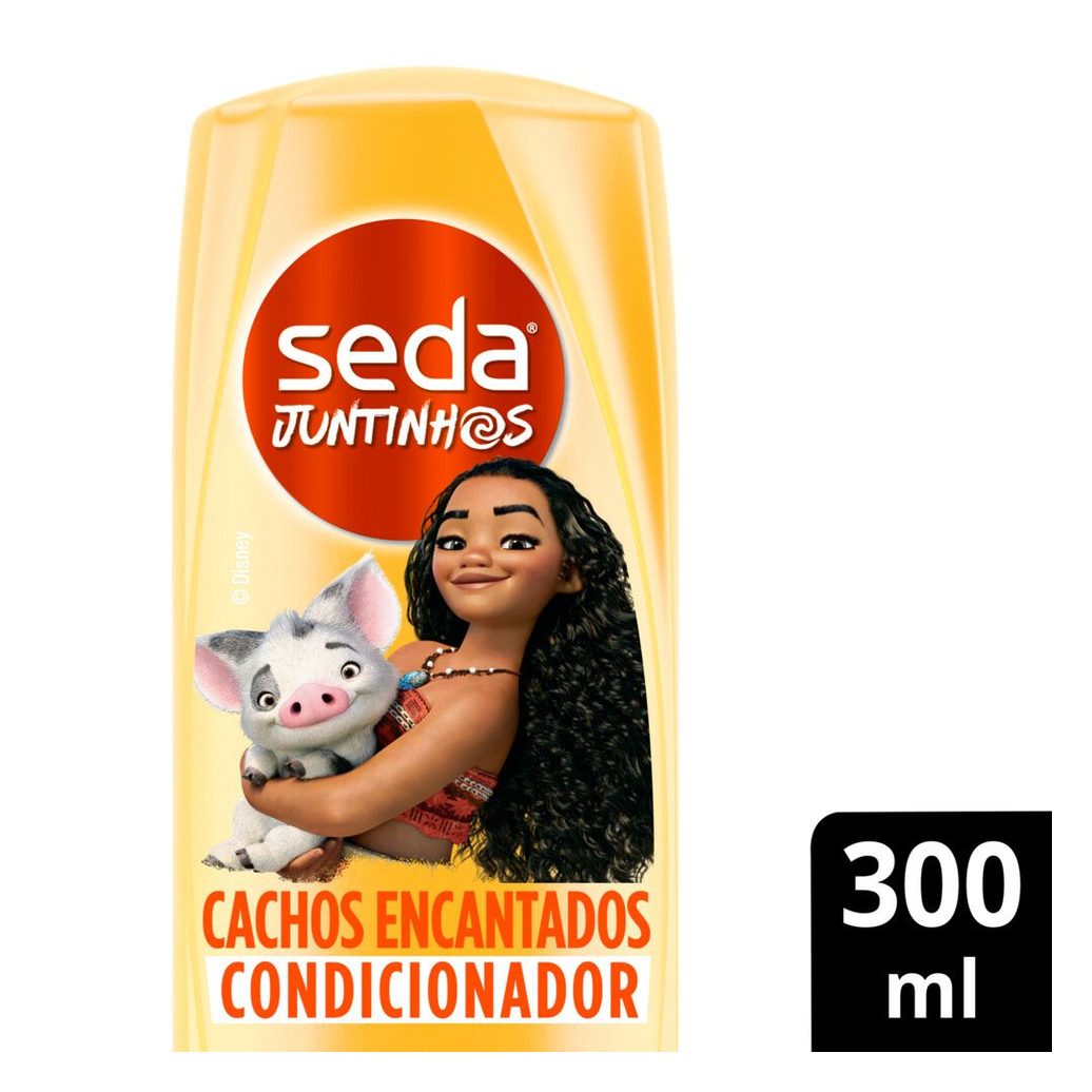 Condicionador Infantil Seda Juntinhos Moana Cachos Encantados +3 anos 300ml