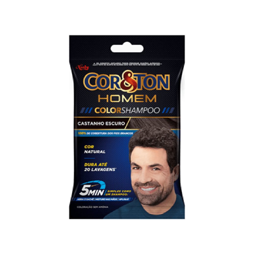 Tinta Cor&Ton Niely Homem Castanho escuro 3.0