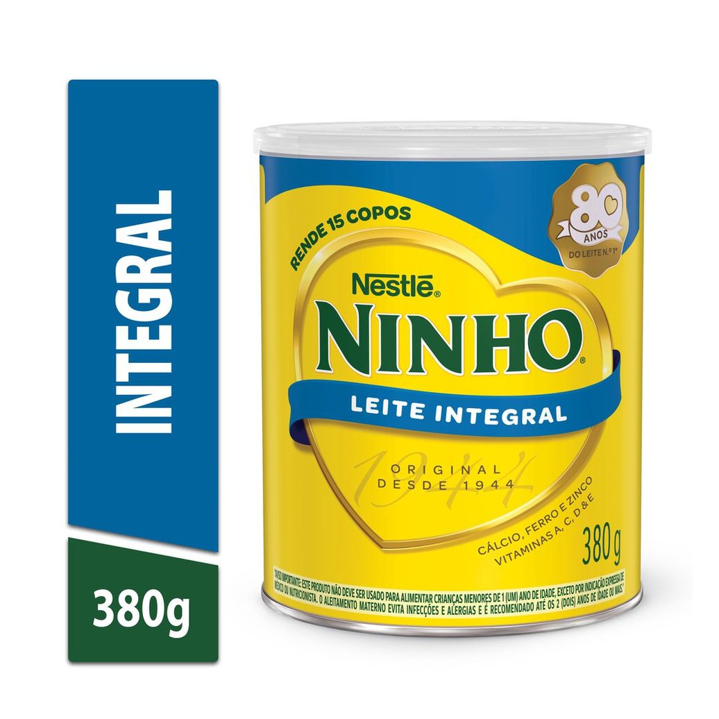 Leite Em Pó Ninho Integral 380g
