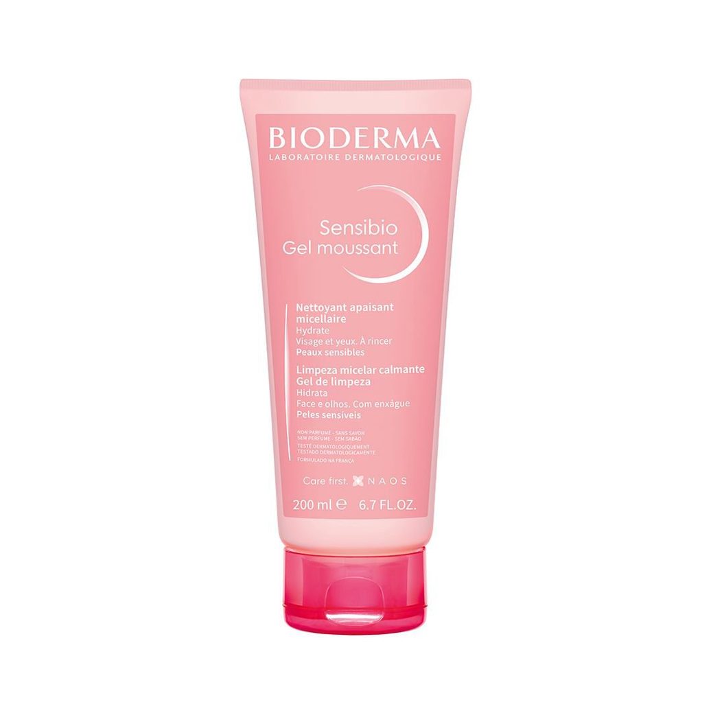 Gel de Limpeza Micelar Calmante e Hidratante Bioderma Sensibio Gel Moussant 200ml