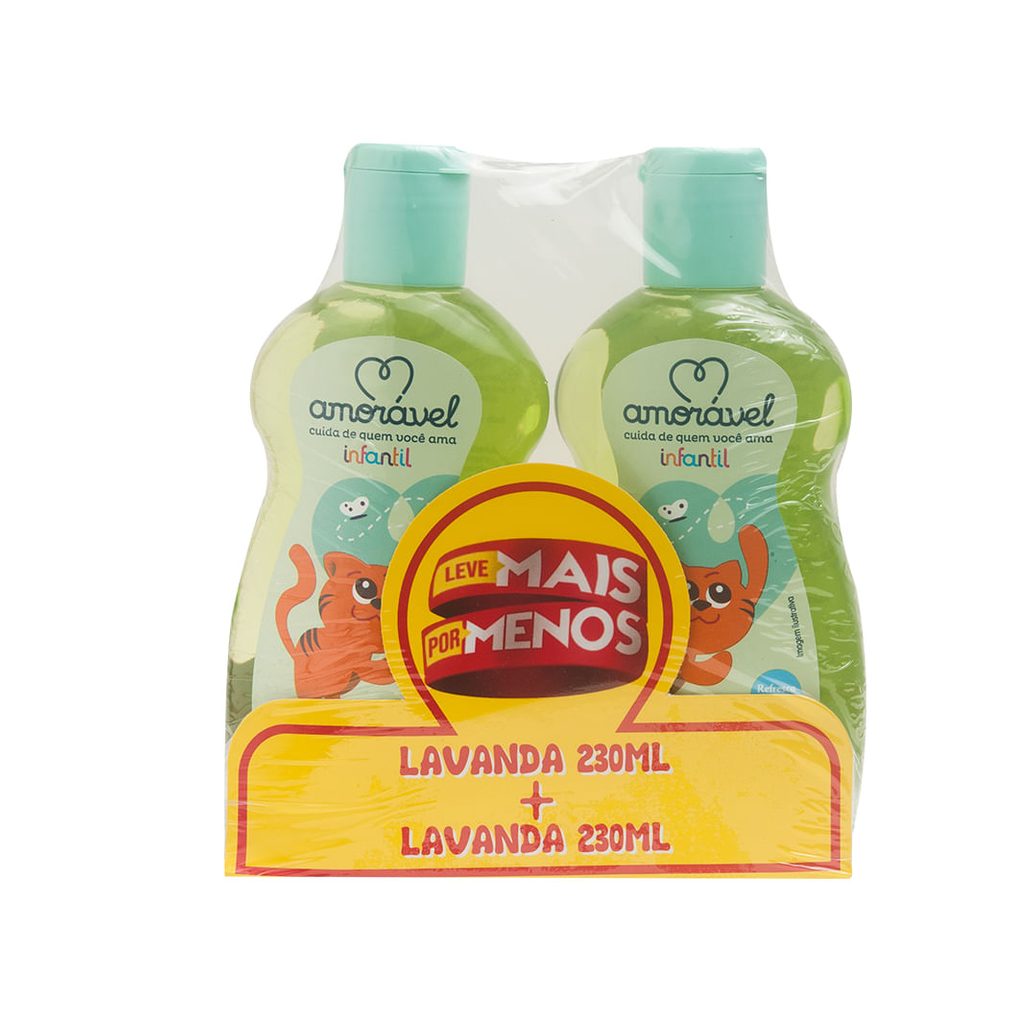 Kit Amorável Lavanda Infantil 230ml + Lavanda Infantil 230ml
