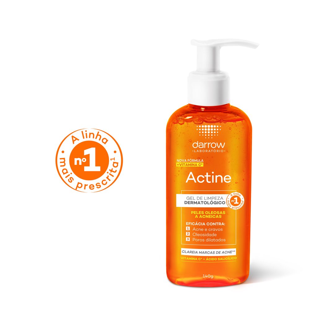 Gel de Limpeza Facial Darrow Actine Antioleosidade e Antiacne 140g