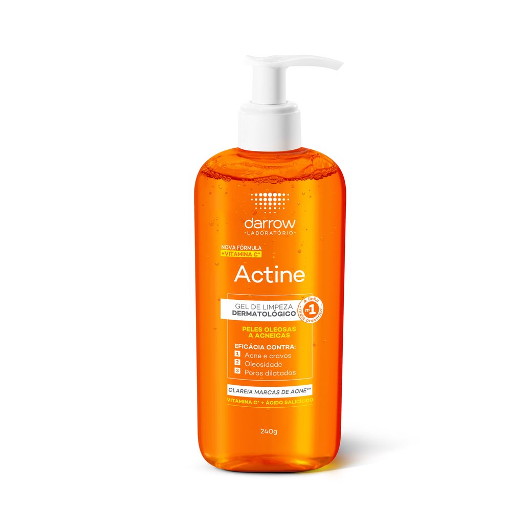 Gel de Limpeza Facial Darrow Actine Antioleosidade e Antiacne 240g