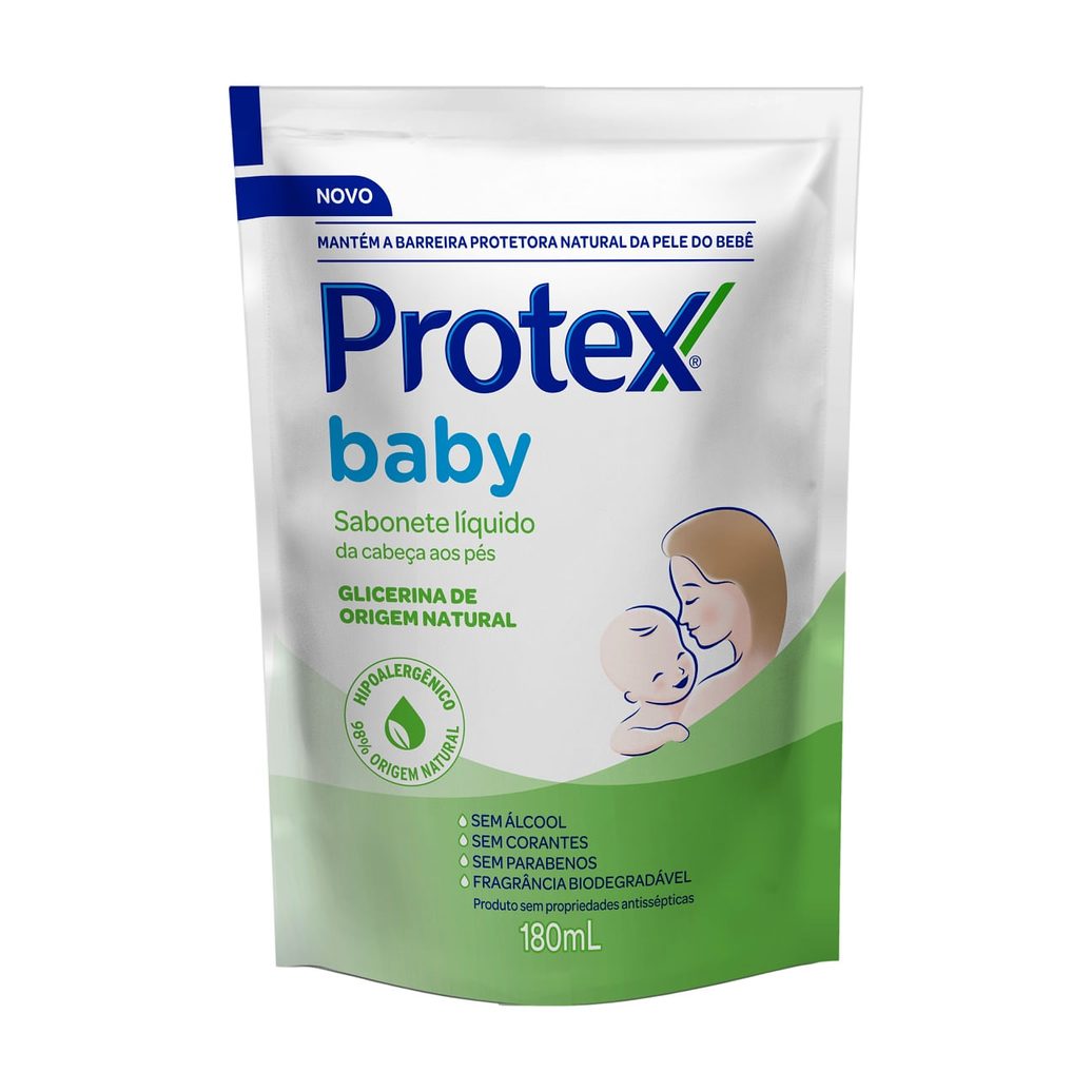 Sabonete Líquido Infantil Protex Baby Glicerina Refil 180ml