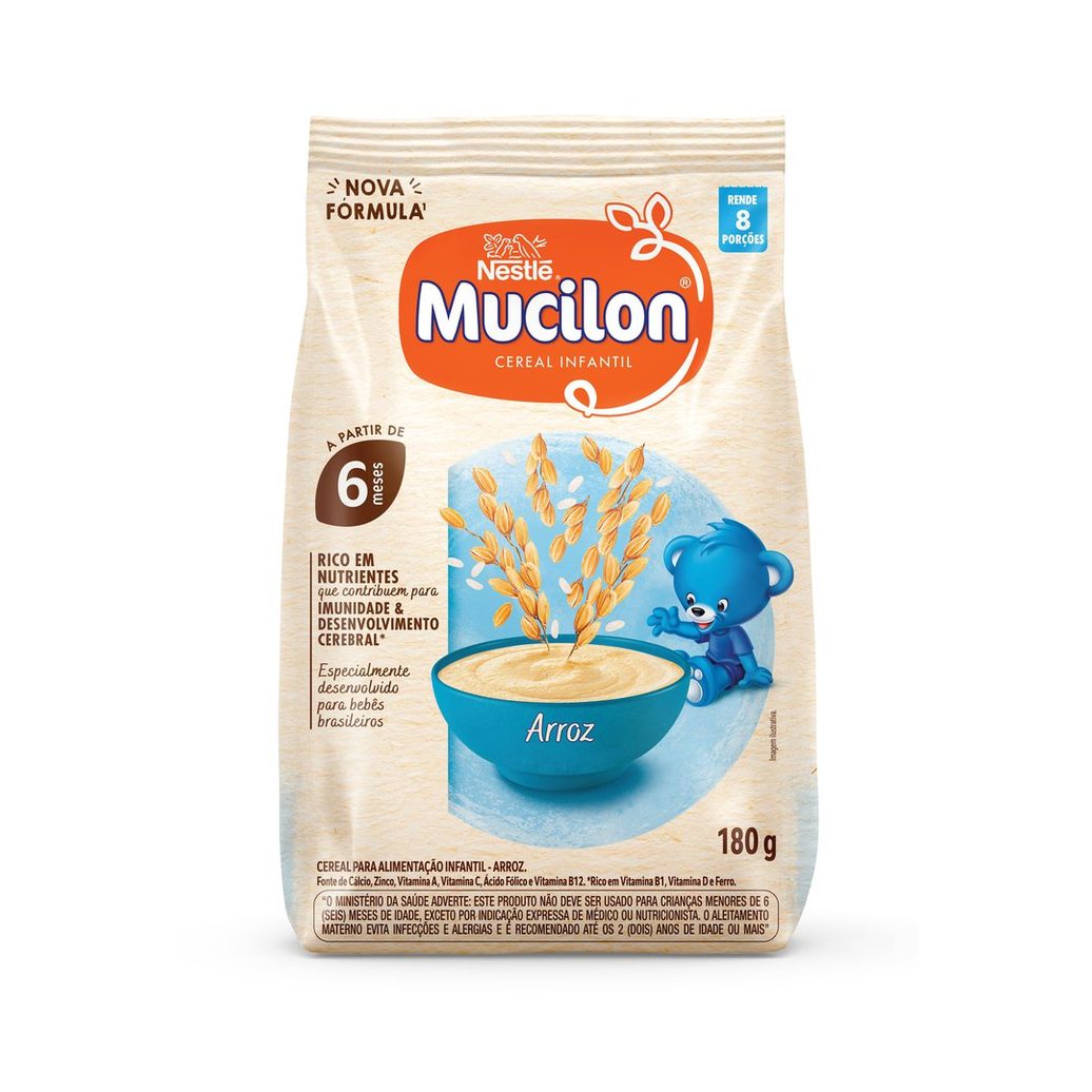 Cereal Infantil Mucilon Arroz +6 meses 180g