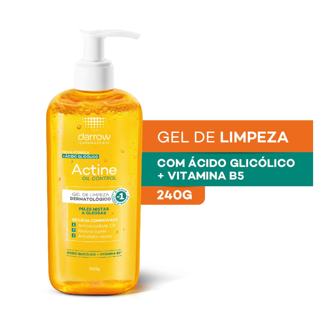Gel de Limpeza Facial Actine Control Oil Control 240g