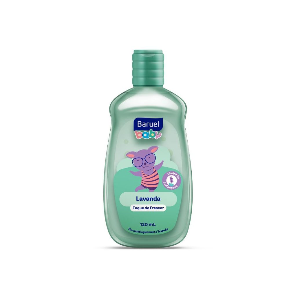 Colônia Infantil Baruel Baby Toque de Frescor Lavanda 120ml