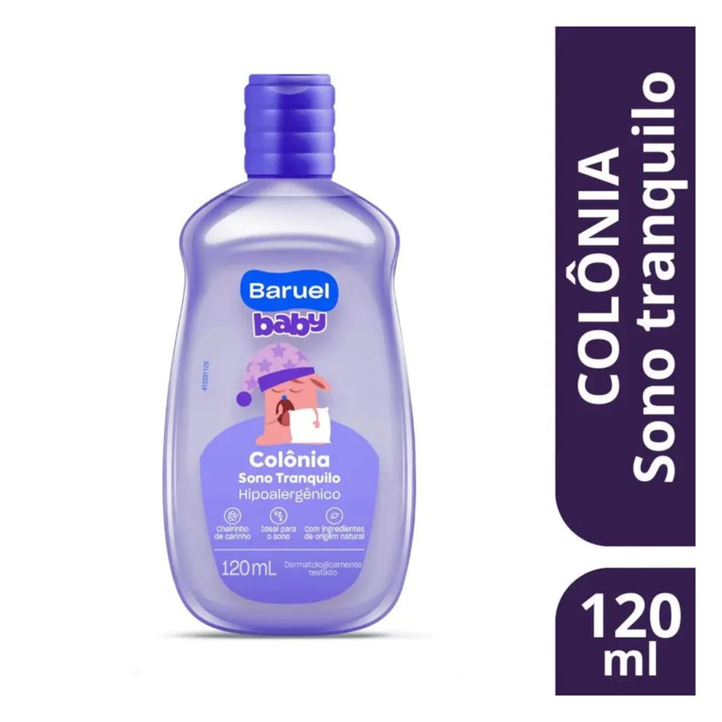 Colônia Infantil Baruel Baby Sono Tranquilo 120ml