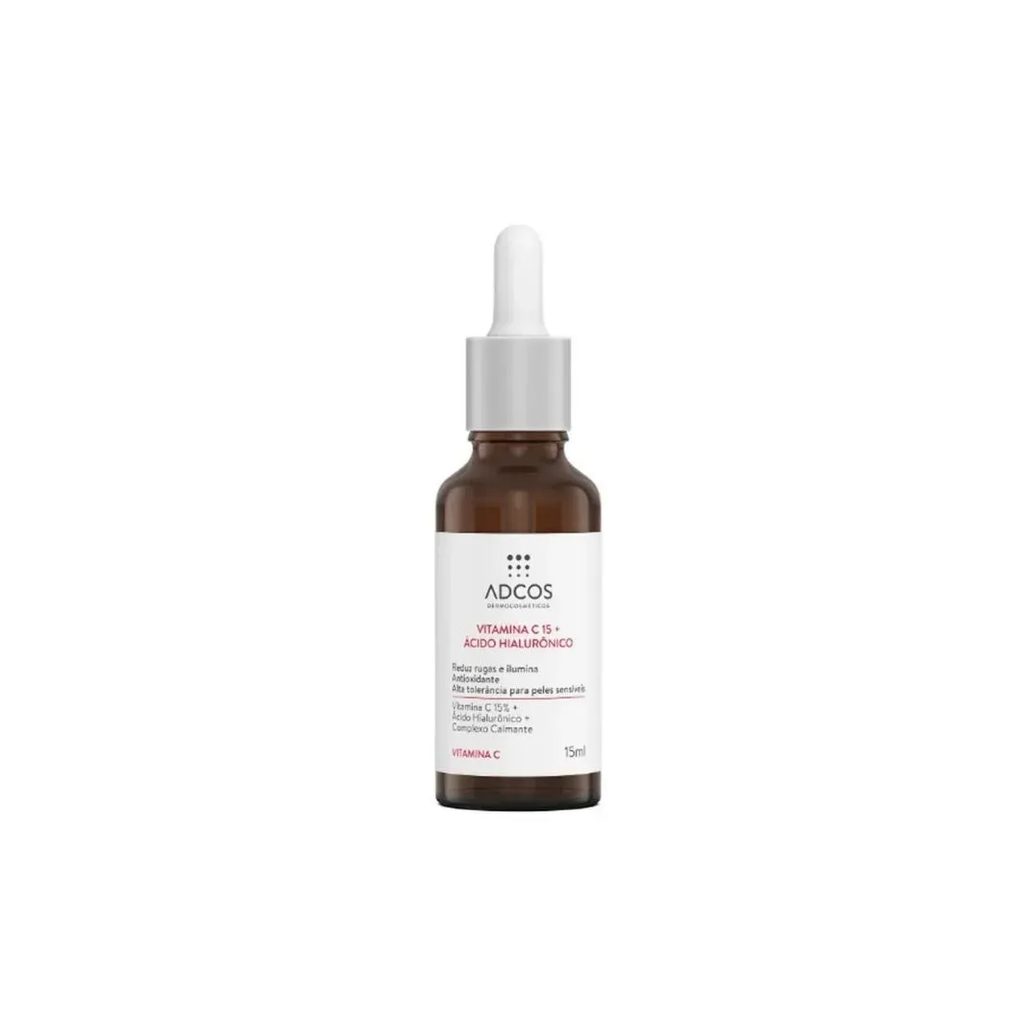 Sérum Adcos Anti Idade com Vitamina C 15 e Ácido Hialurônico 15ml