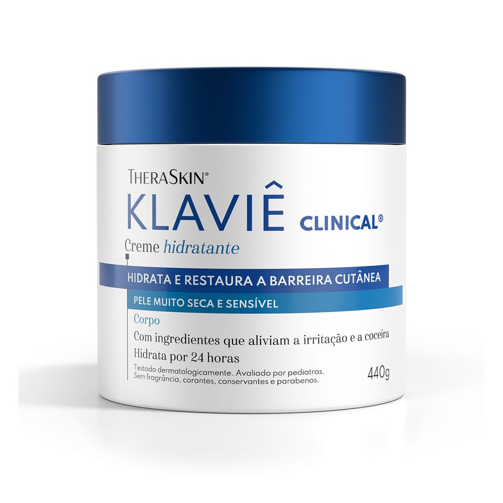 Creme Corporal Theraskin Klaviê Clinical Hidratante 440g
