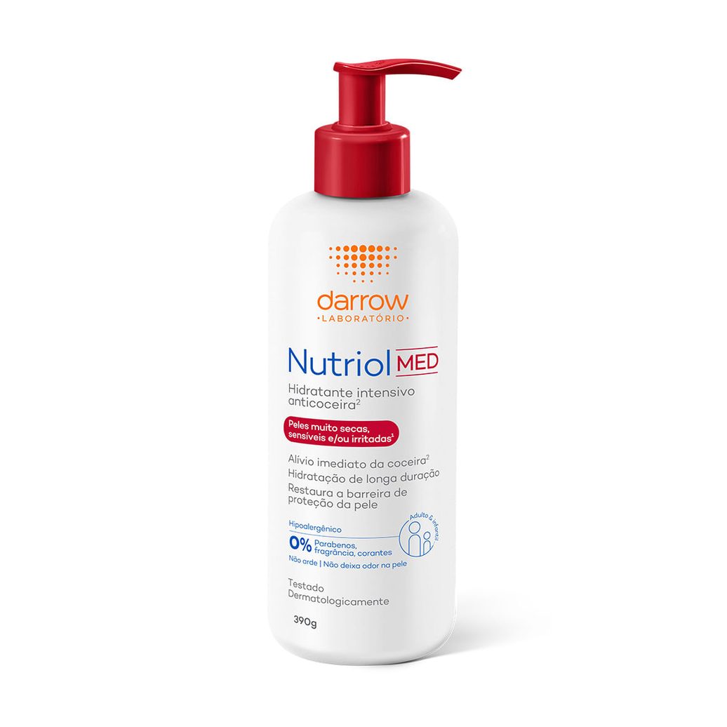 Loção Corporal Nutriol Med Hidratante Intensiva Anticoceira 390g