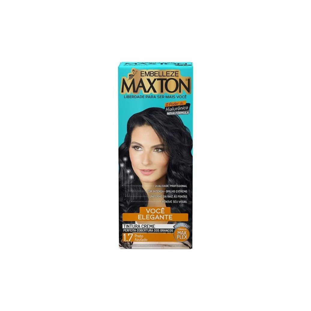Tintura Maxton Preto Azulado Mistério 1.7