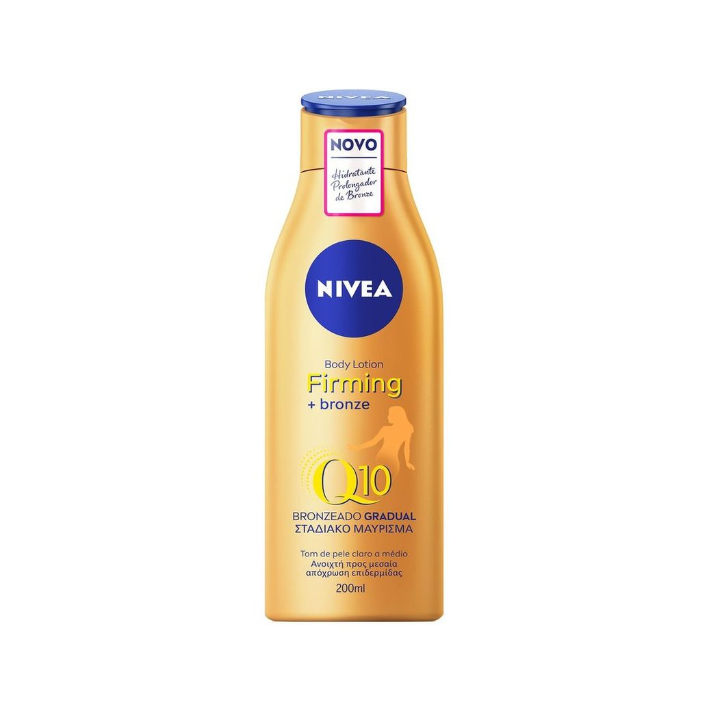 Loção Corporal Nivea Q10 Firmador Prolongador de Bronze 200ml