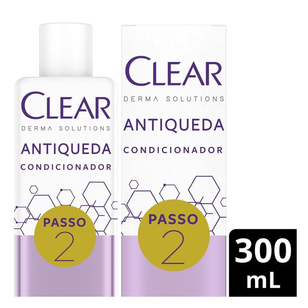Condicionador Clear Derma Solutions Antiqueda Passo 2 300ml