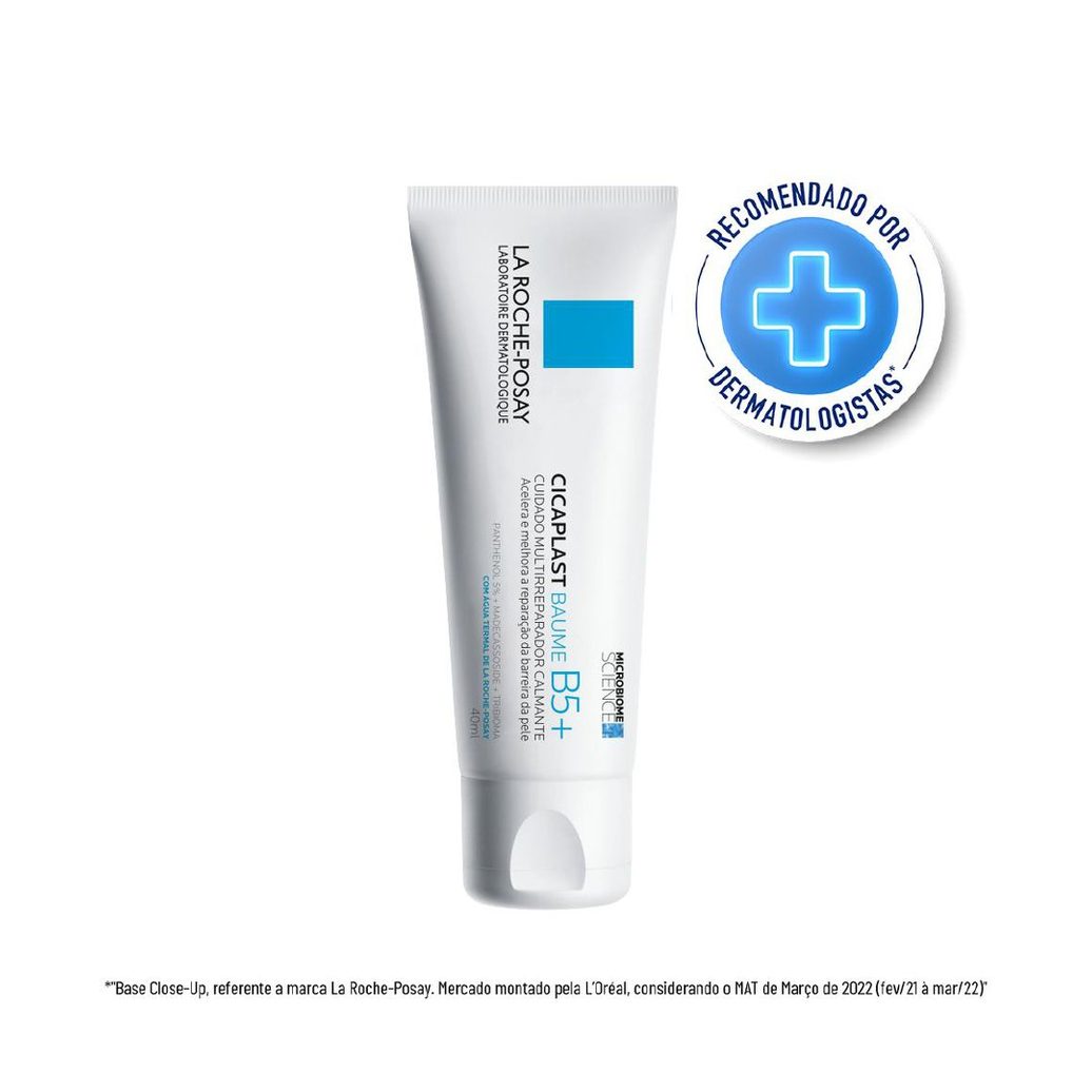 Cicaplast Baume B5+ La Roche-Posay Creme Multirreparador Calmante 40ml