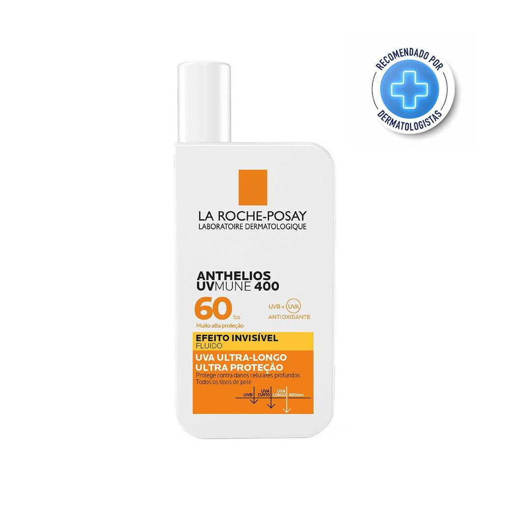 Protetor Solar Facial La Roche-Posay Anthelios UVmune 400 FPS60 Fluído50ml