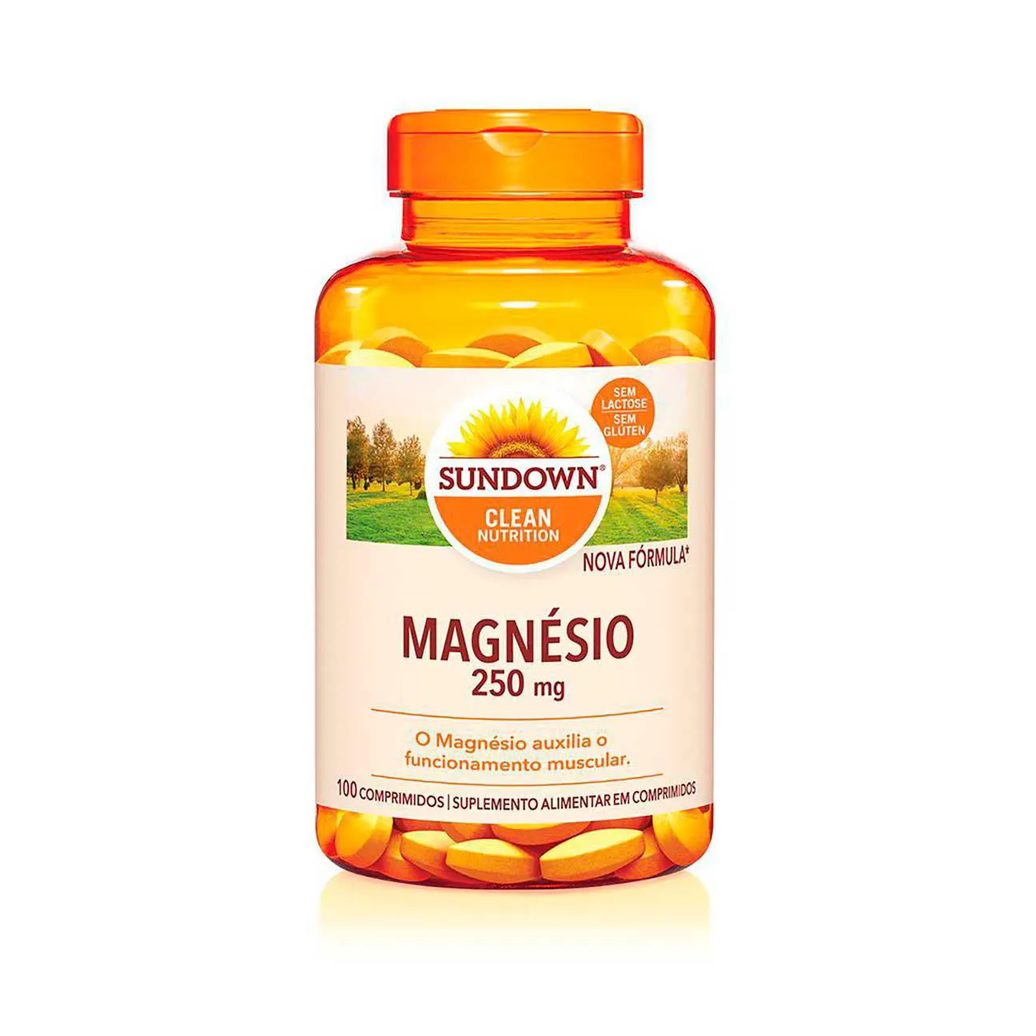 Magnésio Sundown 250mg 100 comprimidos