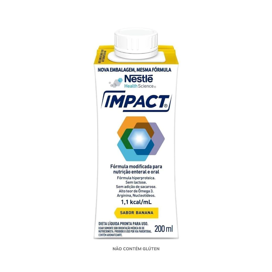 Nutrição Enteral E Oral Impact Banana 200Ml
