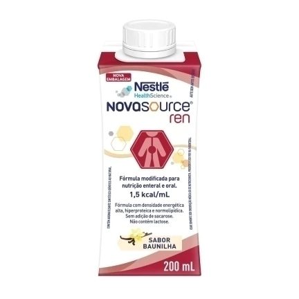Nutrição Enteral E Oral Novasource Ren Baunilha 200Ml