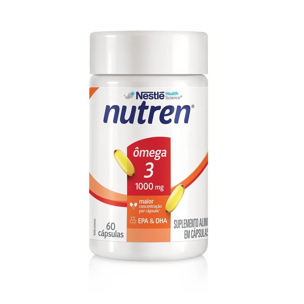 Ômega 3 1000mg Nutren 60 cápsulas