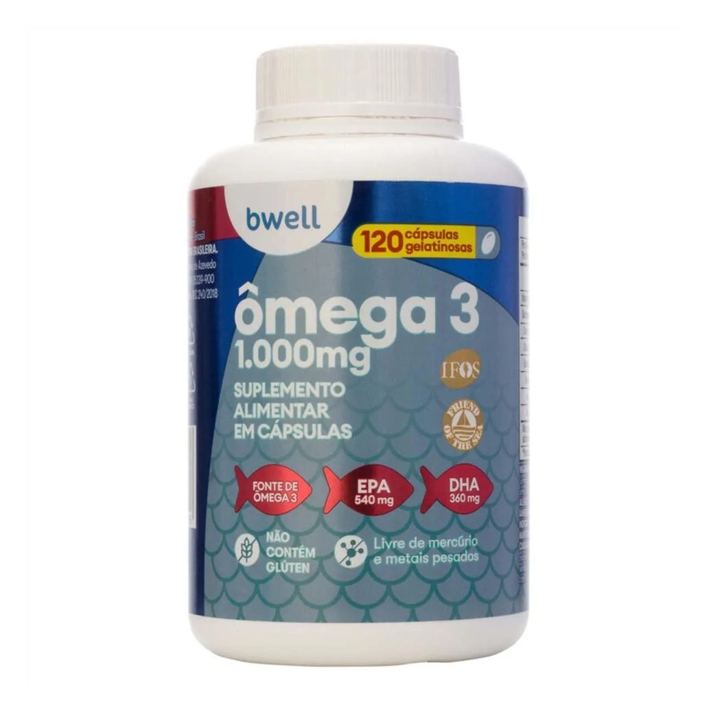 Ômega 3 bwell 120 Cápsulas