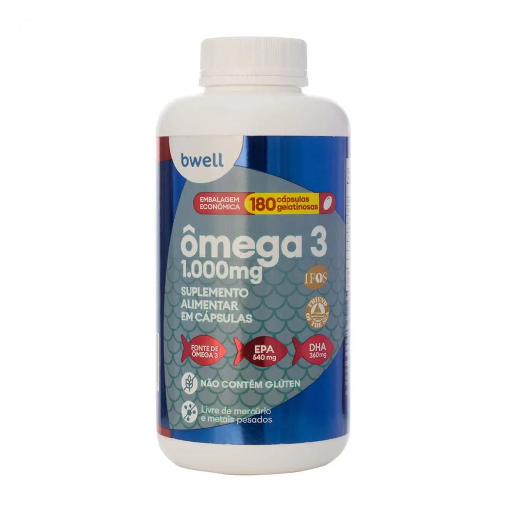 Ômega 3 bwell 180 Cápsulas