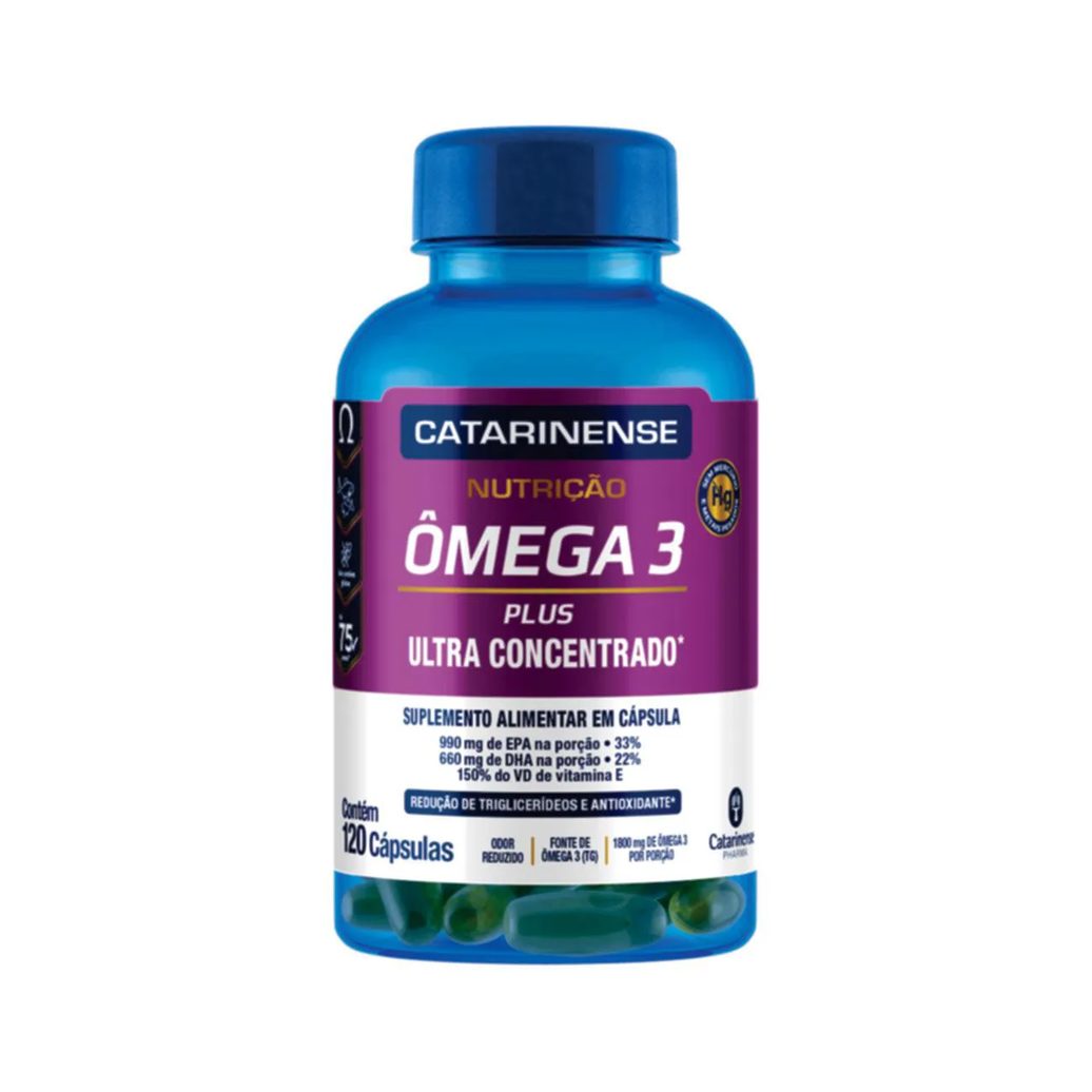 Ômega 3 Plus Catarinense Nutrição 120 cápsulas