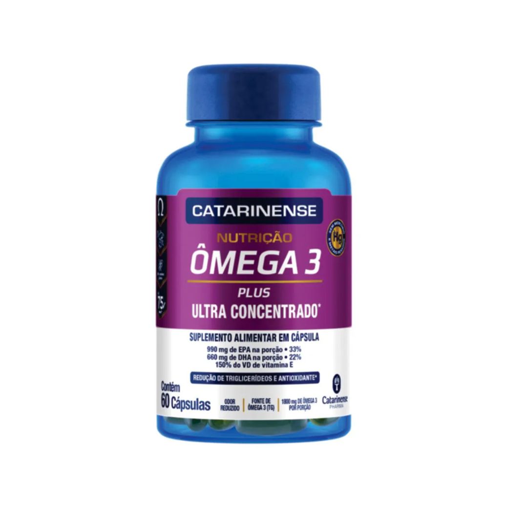 Ômega 3 Plus Catarinense Nutrição 60 cápsulas