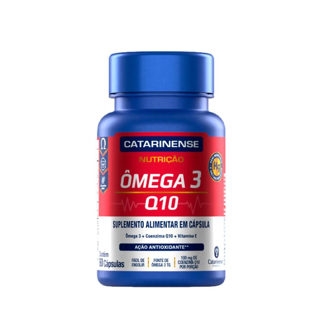 Ômega 3 Q10 Catarinense Nutrição 60 Cápsulas