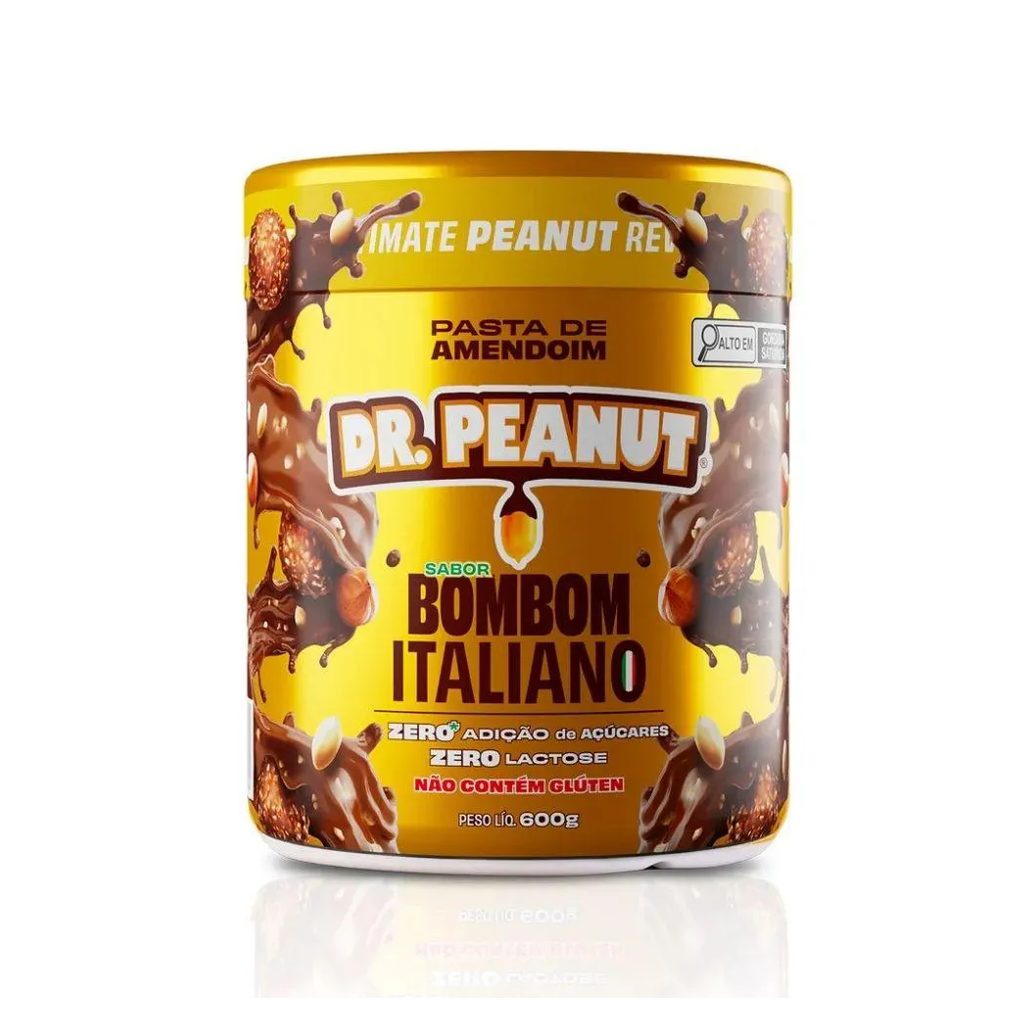 Pasta de Amendoim (600g) – Sabor: Bombom Italiano